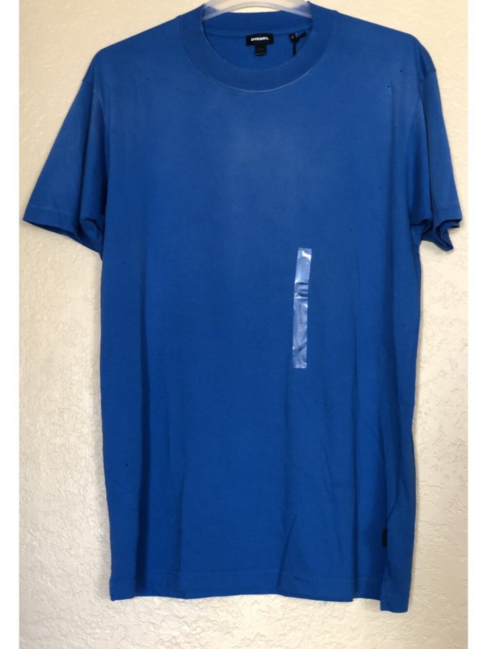 Diesel Men's T-Gila Blue Perforated Oversized T-Shirt Sz M NWT - Picture 12 of 12